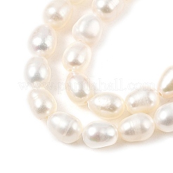 Natural Cultured Freshwater Pearl Beads Strands&nbsp;PEAR-I007-01B-04B