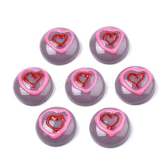 Opaque Resin Enamel Cabochons&nbsp;CRES-N031-025