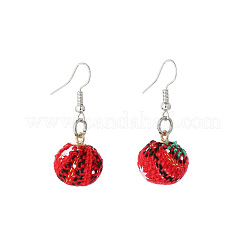 Christmas Alloy & Glass & Cotton Cord Pendant Necklaces & Dangle Earrings & Charm Bracelets&nbsp;FS-WG3C4A2-01