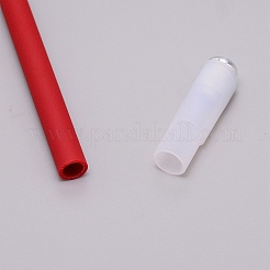 Plastic Pen with Alloy Bottom&nbsp;AJEW-WH0239-83A