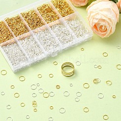 10 Styles Iron Open Jump Rings&nbsp;IFIN-YW0003-60A