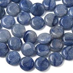 Natural Blue Aventurine Beads Strands&nbsp;G-L648-B24-15mm-02