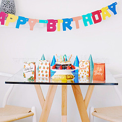 12Pcs 4 Styles Fruit Printed Rectangle Paper Gift Candy Bags for Birthday&nbsp;ABAG-TA0001-69