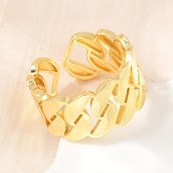 Brass Cuff Open Rings&nbsp;KK-CBA5A76-05G-01