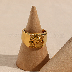 316L Surgical Stainless Steel Finger Rings&nbsp;WG8BDB4-02