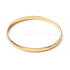 304 Stainless Steel Plain Bangles for Women Men&nbsp;BJEW-Z167-01G-02