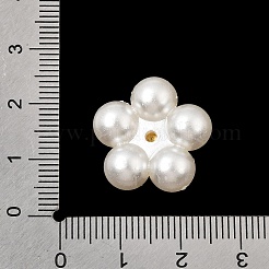 Opaque Resin Imitation Pearl Cabochons&nbsp;RE-CBADCDD-06