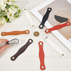 20Pcs 5 Colors PU Leather Data Cables Storage Bands&nbsp;AJEW-GF0008-50