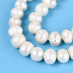 Natural Cultured Freshwater Pearl Beads Strands&nbsp;PEAR-N013-06G-01