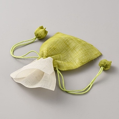 3D Floral Embroidery Cloth Drawstring Bags&nbsp;ABAG-WH0048-88E