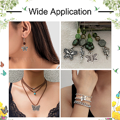 90Pcs 15 Style Tibetan Style Alloy Pendants&nbsp;FIND-TA0003-54