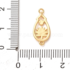 Brass Connector Charms&nbsp;KK-CBA2F8A-02G