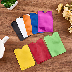 32Pcs 8 Colors Aluminum & Plastic ID Name Card Holder&nbsp;AJEW-CN0004-15
