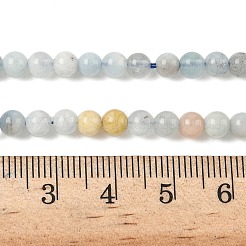 Natural Aquamarine Beads Strands&nbsp;G-D327-A01-5mm