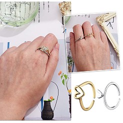 2Pcs Heart Layered Rings&nbsp;JR931A
