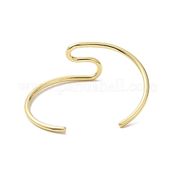 Rack Plating Brass Cuff Bangles&nbsp;BJEW-A137-09G