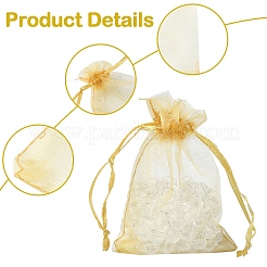 50Pcs 10 Colors Organza Gift Bags with Drawstring&nbsp;OP-YW0002-02
