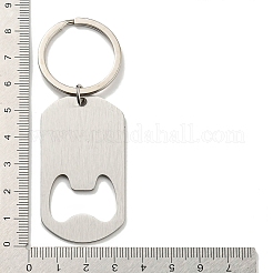 Father's Day Gift 201 Stainless Steel Oval with Word Bottle Opener Keychains&nbsp;LS-KEYC-E040-02P-02