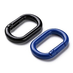 10Pcs Spray Painted Alloy Spring Gate Rings&nbsp;FIND-YW0001-83
