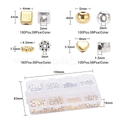 400Pcs 4 Style Tibetan Style Alloy Beads Set&nbsp;TIBE-YW0001-23