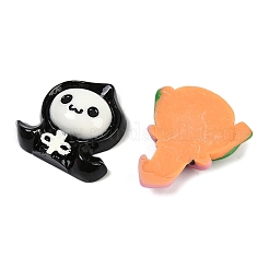 Mixed Halloween Theme Resin Cabochons&nbsp;CRES-MSMC003-01