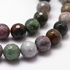 Natural Indian Agate Beads Strands&nbsp;X-G-D840-51-12mm