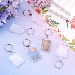 20Pcs Acrylic Photo Frame Keychains&nbsp;AJEW-TA0003-60