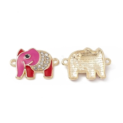 Alloy Crystal Rhinestone Connector Charms&nbsp;FIND-C019-09KCG