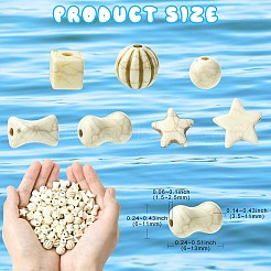 Acrylic Imitation Bone Beads&nbsp;OACR-CJC0022-004