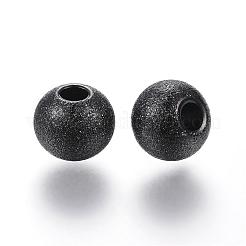 201 Stainless Steel Textured Beads Ion Plating(IP)&nbsp;STAS-P108-05B