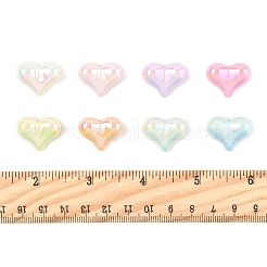 40Pcs UV Plating Opaque Acrylic Beads&nbsp;OACR-FS0002-20