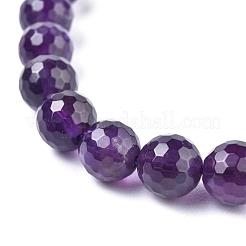 Natural Amethyst Beads Strands&nbsp;X-G-C073-8mm-3