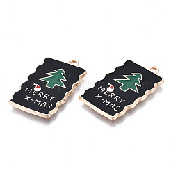 Eco-Friendly Alloy Enamel Pendants&nbsp;ENAM-Q437-067-NR