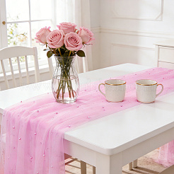 Polyamide & Resin Mesh Fabric&nbsp;DIY-WH0671-349A