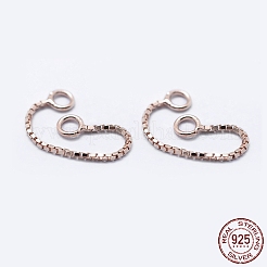 925 Sterling Silver Box chain&nbsp;STER-K171-10RG