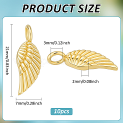 10Pcs Brass Pendants & Charms&nbsp;KK-BC0014-88