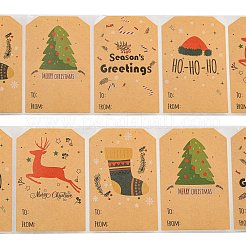 Christmas Theme Cartoon Paper Stickers&nbsp;STIC-P013-08A