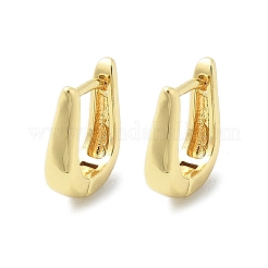 U-Shaped Brass Hoop Earrings&nbsp;EJEW-D311-105G