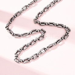 Unisex 304 Stainless Steel Necklaces&nbsp;NJEW-C115-07AS