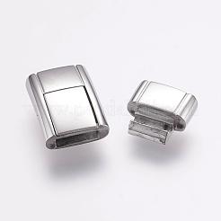 Tarnish Resistant 304 Stainless Steel Bayonet Clasps&nbsp;STAS-F122-35P