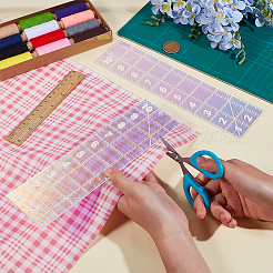 Acrylic Sewing Patchwork Ruler&nbsp;DIY-WH0698-018F