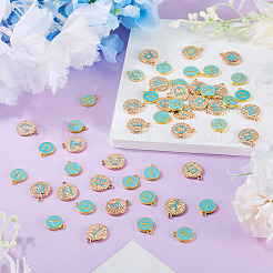 2Bags 2 Styles Alloy Enamel Pendants&nbsp;ENAM-TA0003-53B
