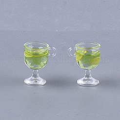 Resin Cup Pendants&nbsp;X-CRES-S359-11A