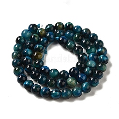 Grade AB+ Dyed Natural Tiger Eye Beads Strands&nbsp;G-G102-A02-02