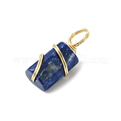 5Pcs Natural Mixed Gemstone Pendants&nbsp;PALLOY-JF03155