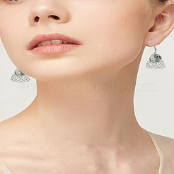 DIY 304 Stainless Steel Dangle Earring Making Kits&nbsp;DIY-LP0005-21A-P
