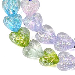 Handmade Foil Glass Beads&nbsp;DICH-C001-01J