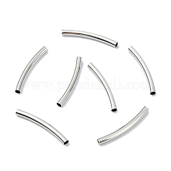 SHEGRACE Brass Curved Tube Beads&nbsp;XGRPCU028-259P
