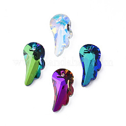 Pointed Back Glass Rhinestone Pendants&nbsp;EGLA-N006-035