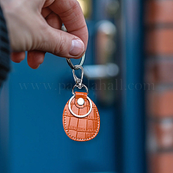 2Sets Cowhide Pendant Keychains&nbsp;KEYC-CL0001-23A